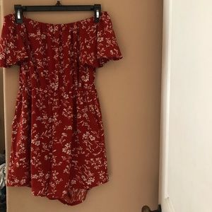 Off the shoulder romper